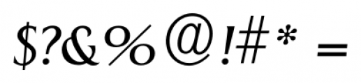 Dragon Serial Xlight Italic Font OTHER CHARS