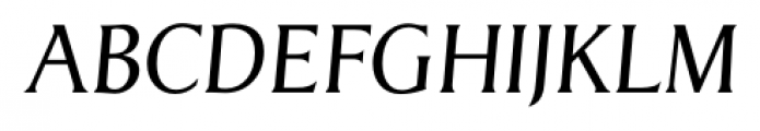 Dragon Serial Xlight Italic Font UPPERCASE