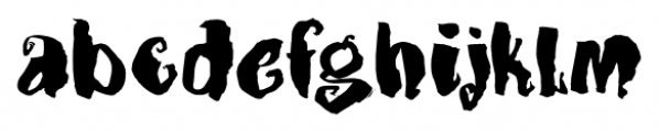 Dragonblood Regular Font LOWERCASE