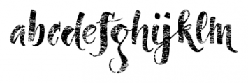 Dragonflight Pro Rough Font LOWERCASE
