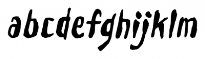 Droeming Italic Font LOWERCASE