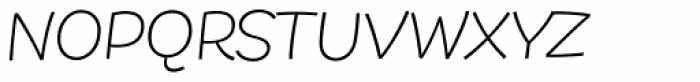 DR Agu Script Extra Light Font UPPERCASE