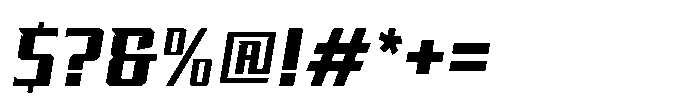 Drace Racing Font OTHER CHARS