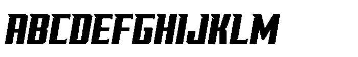Drace Racing Font UPPERCASE