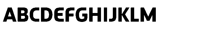 Draco XBold Font UPPERCASE