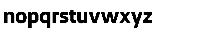 Draco XBold Font LOWERCASE