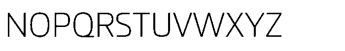 Draco XLight Font UPPERCASE