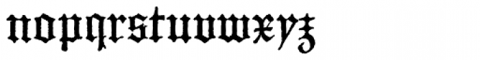 Dractura Font LOWERCASE