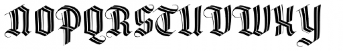 Dracula Inline Bold Font UPPERCASE