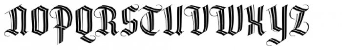 Dracula Inline Medium Font UPPERCASE