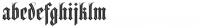 Dracula Inline Medium Font LOWERCASE