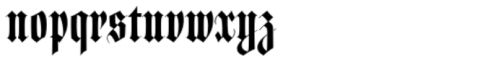 Dracula Medium Font LOWERCASE
