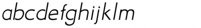Draetha Thin Italic Font LOWERCASE