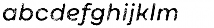 Draft Natural A Medium Italic Font LOWERCASE