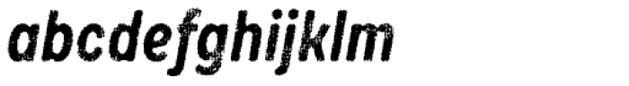 Draft Natural F Bold Italic Font LOWERCASE