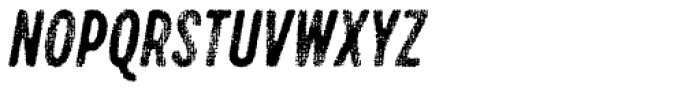 Draft Natural H Bold Italic Font UPPERCASE