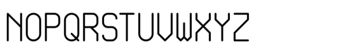 Drafted Font UPPERCASE