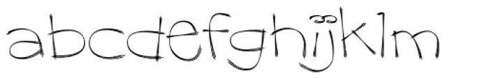 Dragline BTN Light Font LOWERCASE