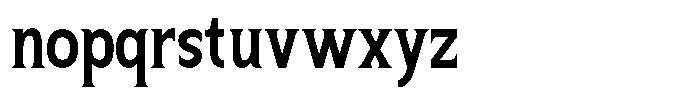 Dragnel Regular Font LOWERCASE