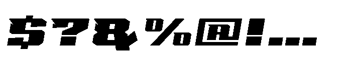 Drago Racing Font OTHER CHARS