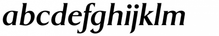 Dragon EF DemiBold Italic Font LOWERCASE