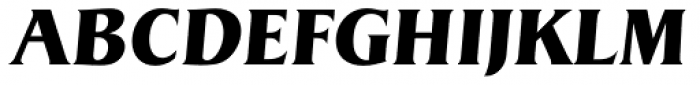 Dragon EF ExtraBold Italic Font UPPERCASE