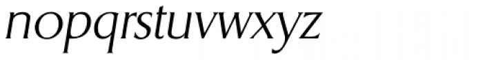 Dragon Serial ExtraLight Italic Font LOWERCASE