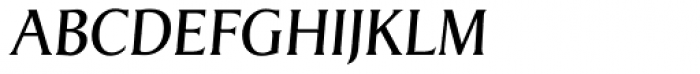 Dragon Serial Light Italic Font UPPERCASE