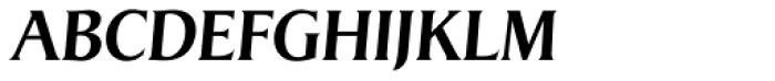Dragon Serial Medium Italic Font UPPERCASE
