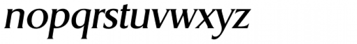 Dragon Serial Medium Italic Font LOWERCASE
