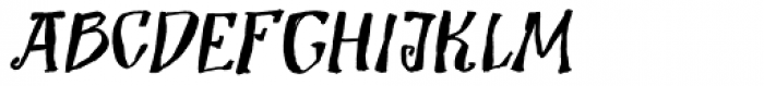 Dragon Spell Italic Font UPPERCASE