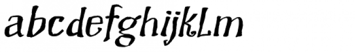 Dragon Spell Italic Font LOWERCASE
