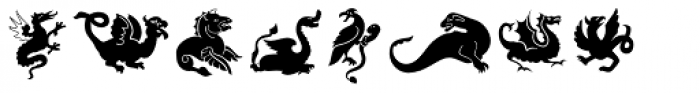 Dragons Font LOWERCASE
