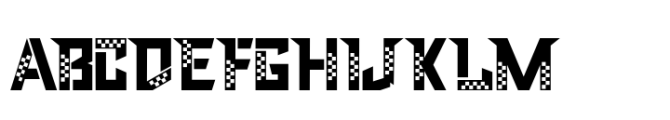 Dragstar Alternate Font UPPERCASE
