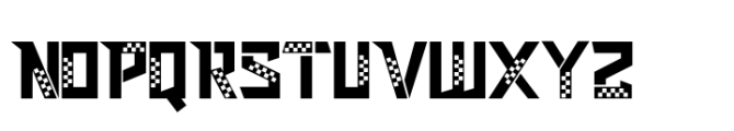 Dragstar Alternate Font UPPERCASE