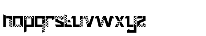 Dragstar Alternate Font LOWERCASE