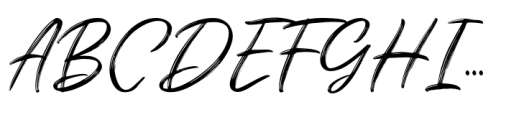 Dragtime Font UPPERCASE