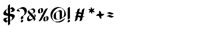 Drakord Font OTHER CHARS