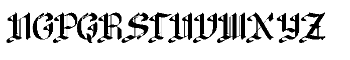 Drakord Font UPPERCASE