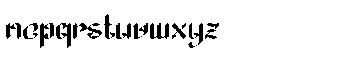Drakord Font LOWERCASE