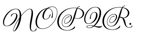 Drakors Font UPPERCASE
