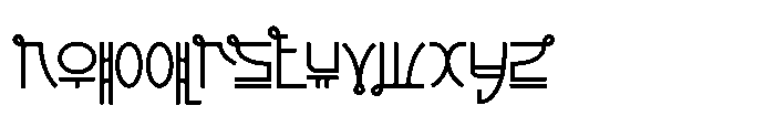 Drama Lines Reg Font LOWERCASE