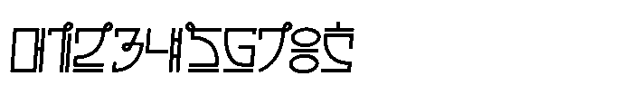 Drama Lines Slant Font OTHER CHARS