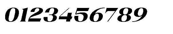Dramonoir Black Oblique Font OTHER CHARS