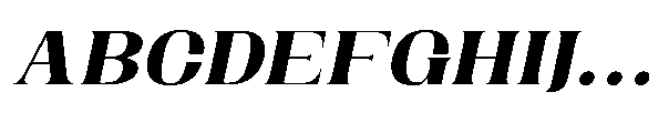 Dramonoir Black Oblique Font UPPERCASE