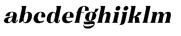 Dramonoir Black Oblique FONT