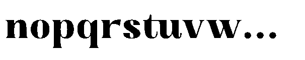 Dramonoir Black Font LOWERCASE