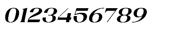 Dramonoir Bold Oblique Font OTHER CHARS