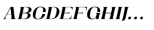 Dramonoir Bold Oblique Font UPPERCASE