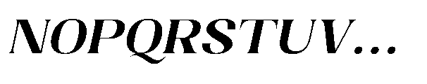 Dramonoir Bold Oblique Font UPPERCASE